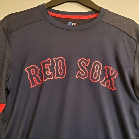 MLB Red Sox Size S - mesh wordmark t-shirt - Picture 3 of 4